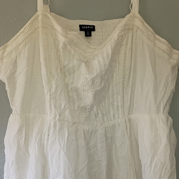 Torrid Ivory Mini Dress - Picture 2 of 4